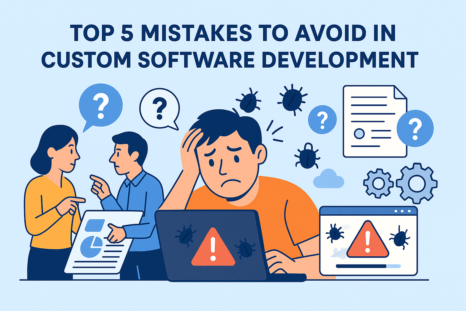 Top 5 Mistakes to Avoid in Custom Software Development